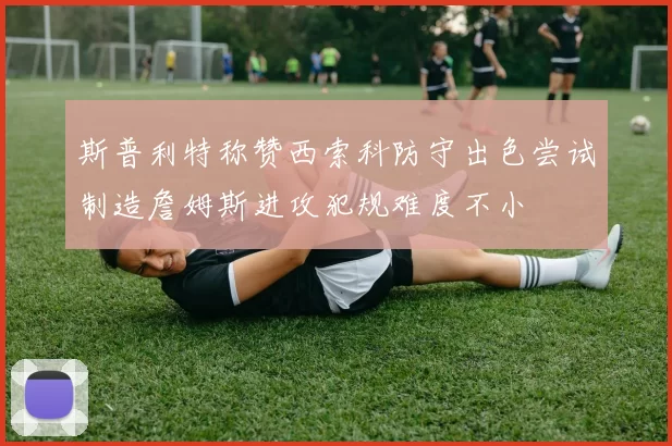 斯普利特称赞西索科防守出色尝试制造詹姆斯进攻犯规难度不小