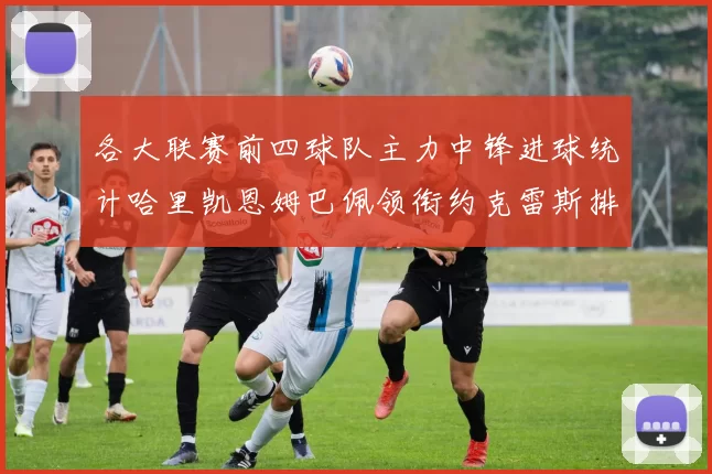 各大联赛前四球队主力中锋进球统计哈里凯恩姆巴佩领衔约克雷斯排名倒数第二